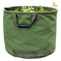 Wholesale heavy duty durable outdoor oxford cloth canvas garden waste bag garden waste lawn leaf bag